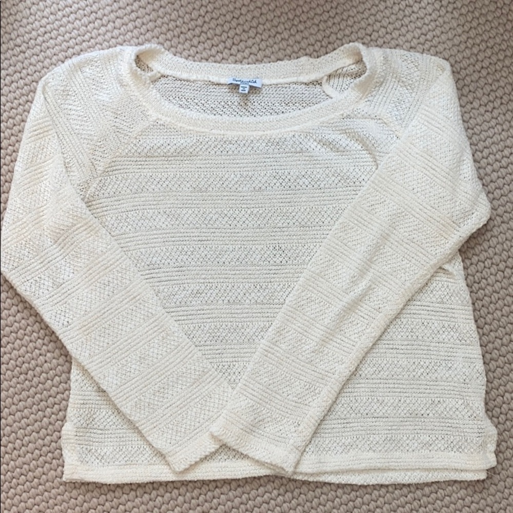 Splendid Cream Light Sweater